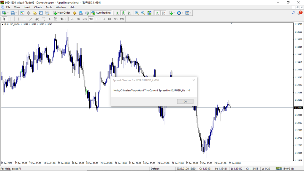 Spread Checker for MT4 and MT5